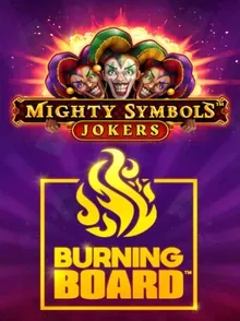 Mighty Symbols: Jokers Burning Board